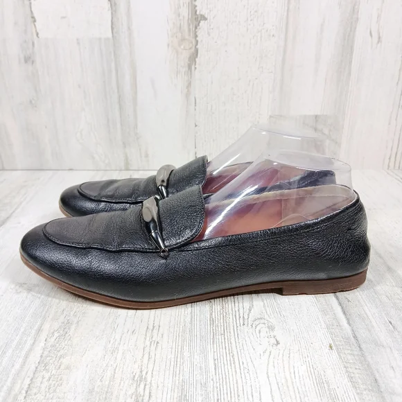 Franco Sarto Shoes Franco Sarto Beck Black Leather Slipon